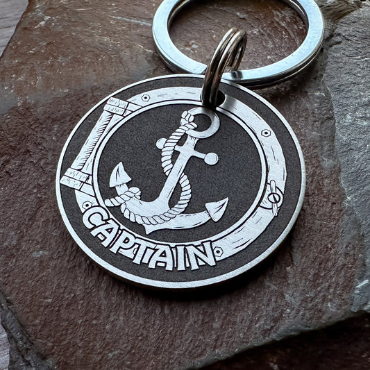 Nautical Anchor - Captain