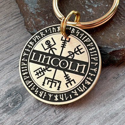 Vegvisir with Rune Border