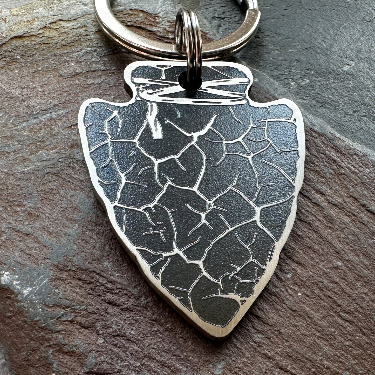 Textured Arrow - Medium stainless steel arrowhead