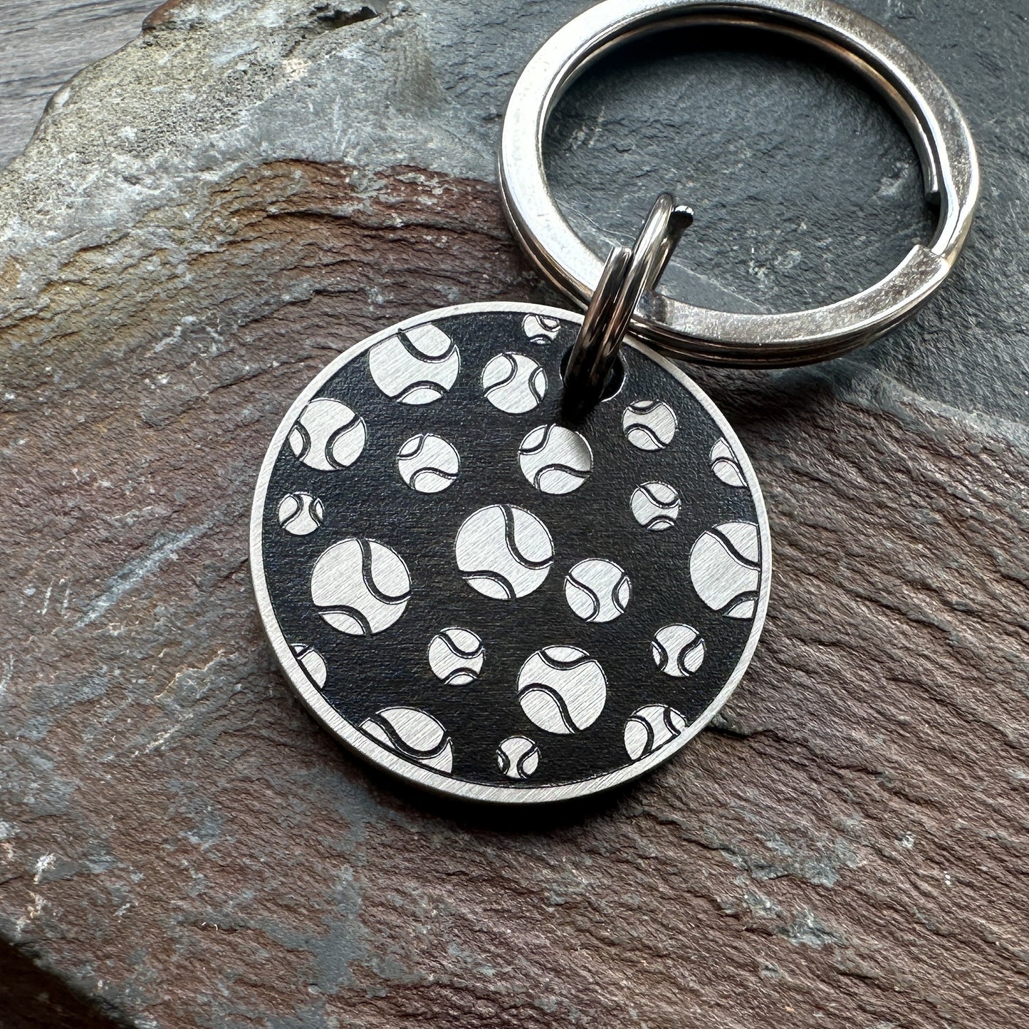 Tennis Balls - Small stainless steel disc