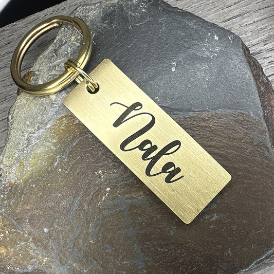 Nala - Brass Tab Large