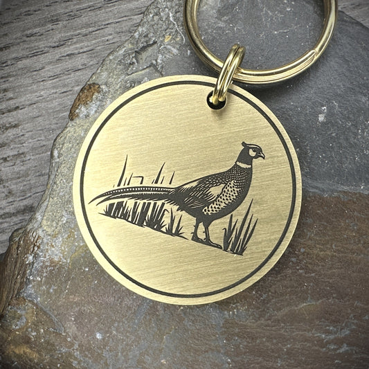 Pheasant - Brass Disc Large