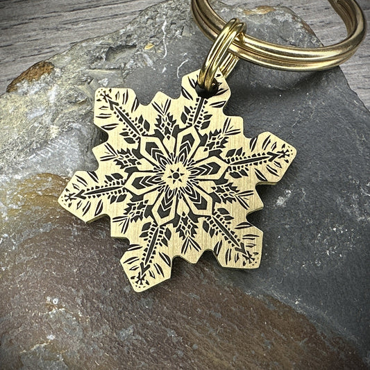 Snowflake V2 - Brass Small