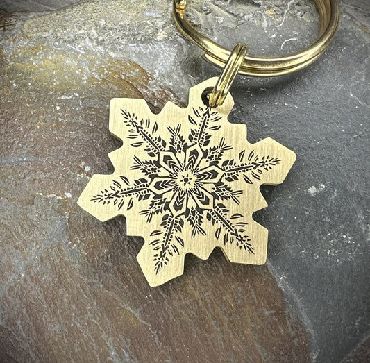 Snowflake - Brass Small