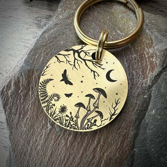 Moonlit Woodland - Brass Disc Medium