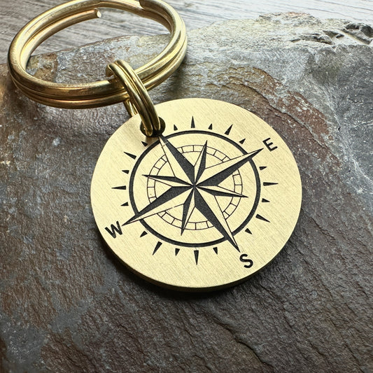Compass - Brass Disc Small