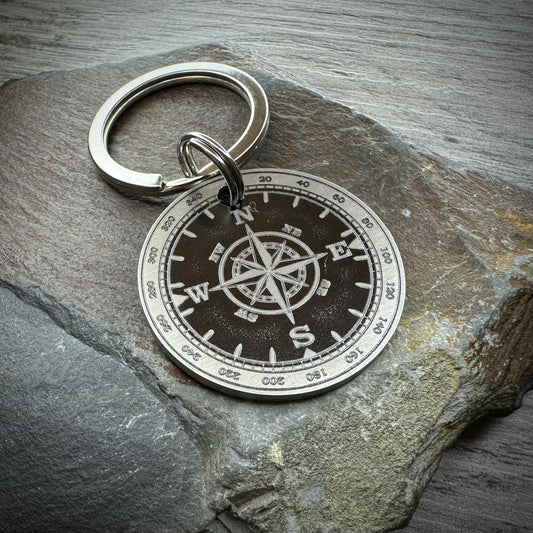 Compass - Stainless Steel Disc medium