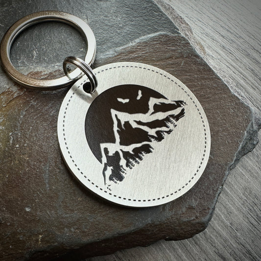 Mountains - Stainless Steel Disc Large