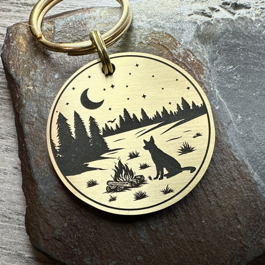 Midnight Campfire - Brass Disc Large