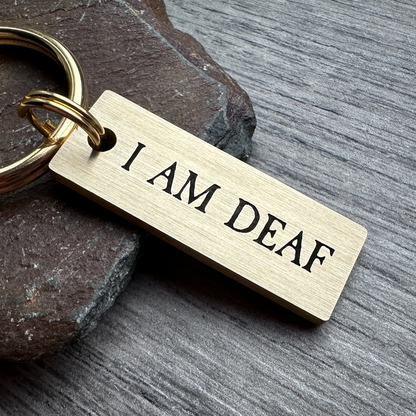 I am Deaf - tab shape