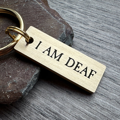 I am Deaf - tab shape