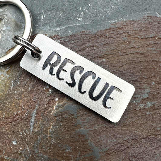 Rescue - tab shape  - stainless steel