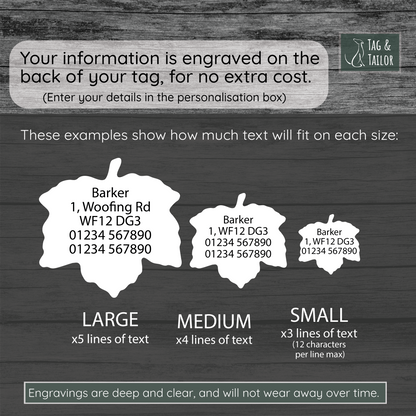 Autumn Leaf Shape - Dark