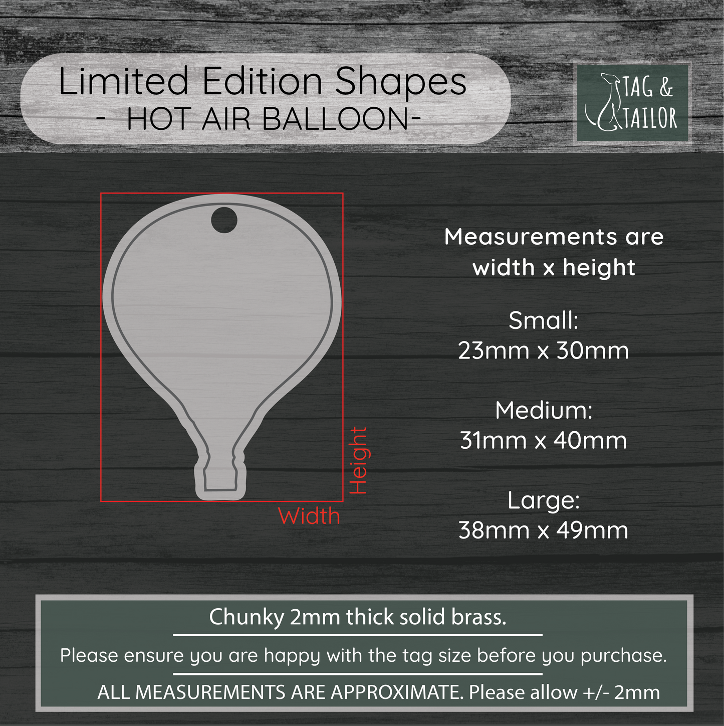 Hot Air Balloon Shape