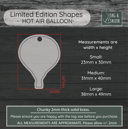 Hot Air Balloon Shape