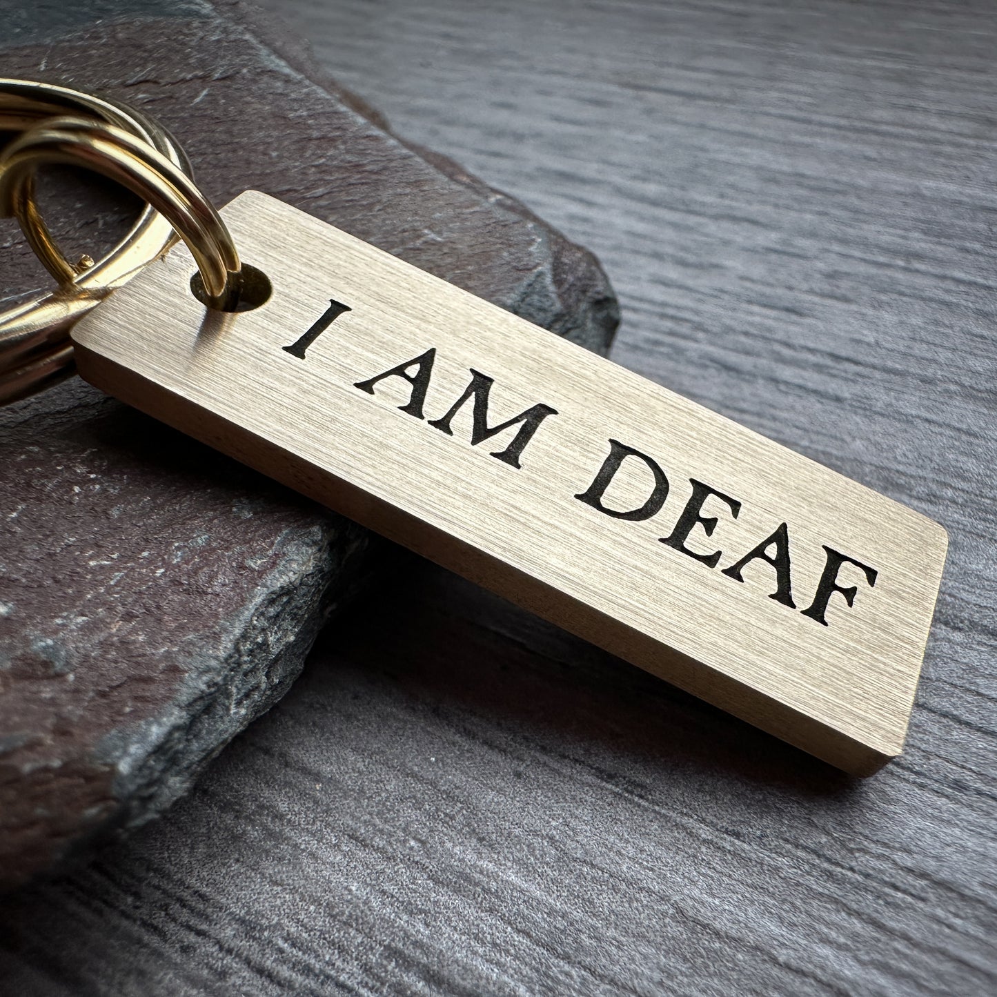 I am Deaf - tab shape