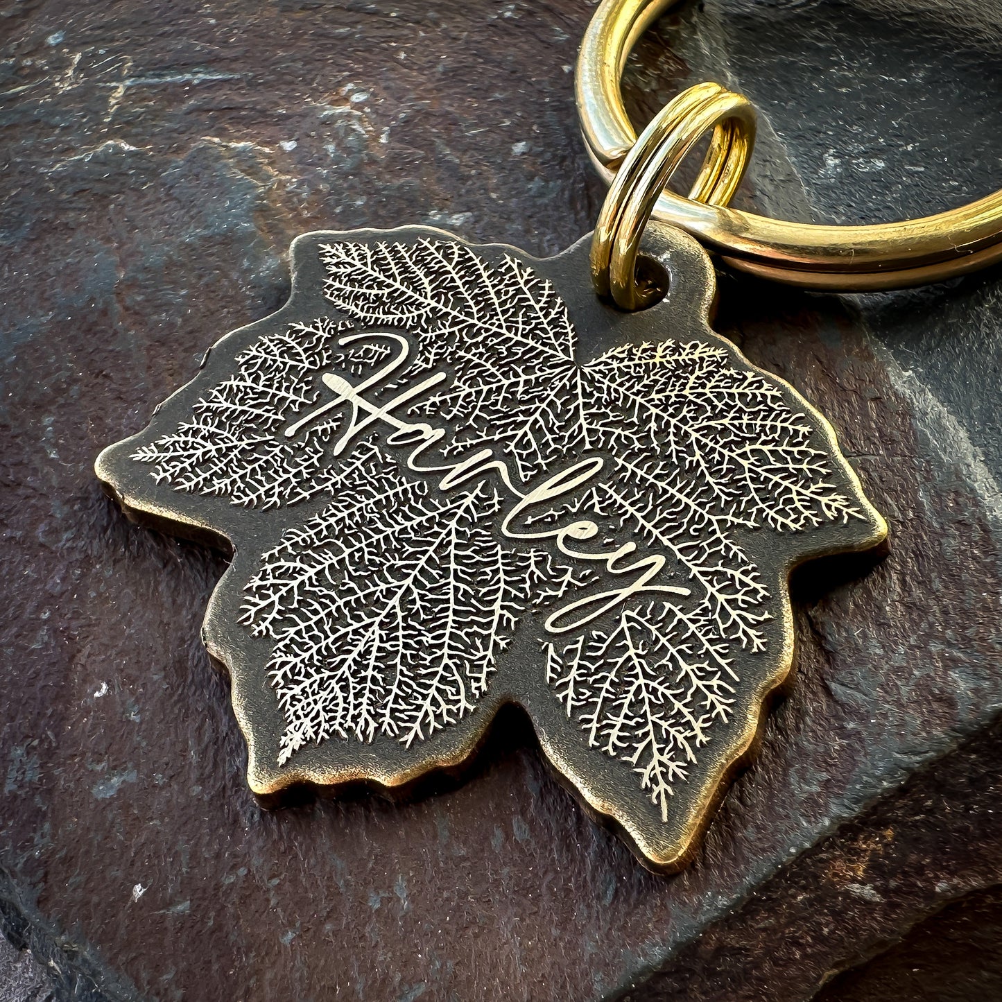 Autumn Leaf Shape - Dark