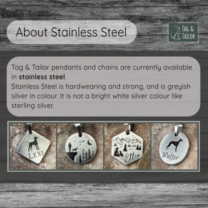 Customisable Silhouette Pendant